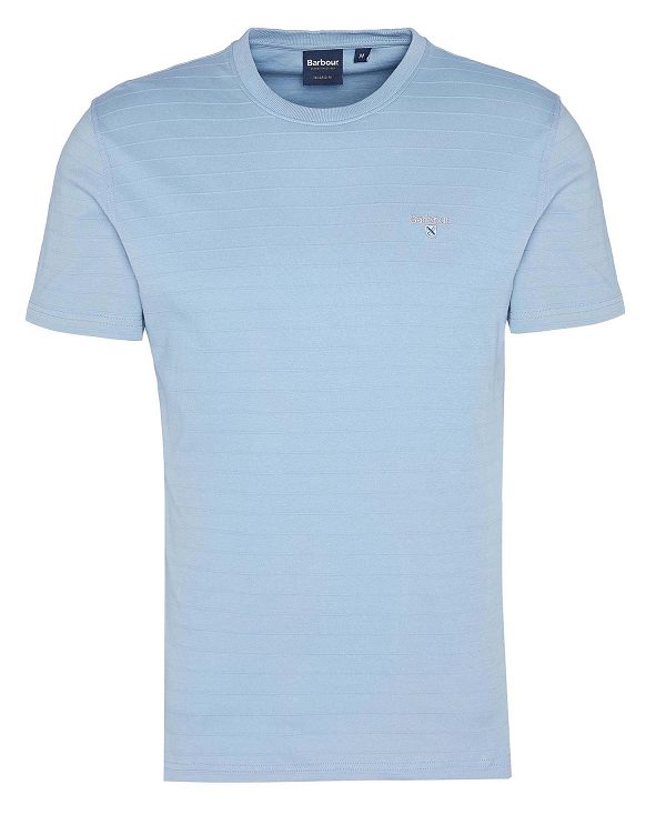 Barbour Craven Striped T-shirt Blue | BABO88418