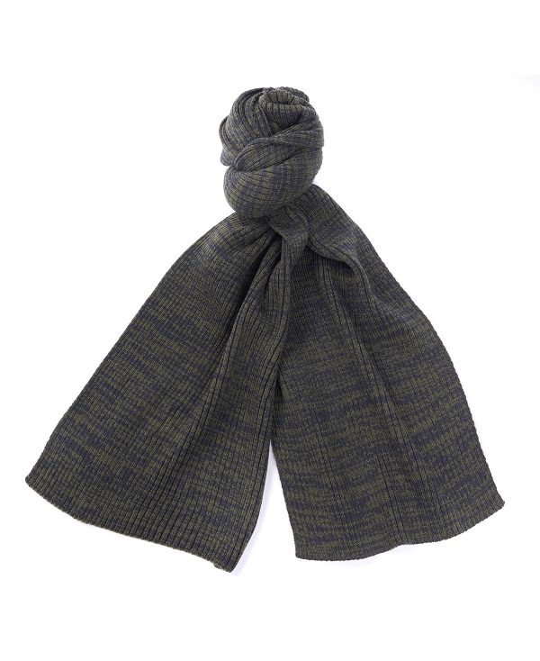 Barbour Crimdon Beanie & Scarf Gift Set Navy | BABO89117