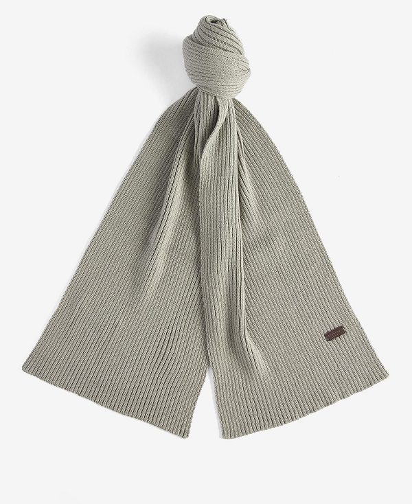 Barbour Crimdon Beanie & Scarf Gift Set Grey | BABO89119