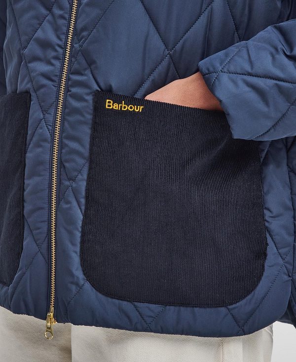 Barbour Dalroy Quilted Jacket Navy/Classic | BABO89355