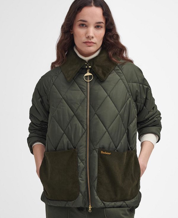 Barbour Dalroy Quilted Jacket Olive/Ancient | BABO89369