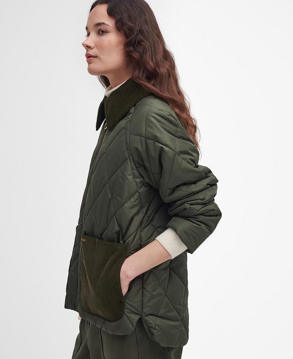 Barbour Dalroy Quilted Jacket Olive/Ancient | BABO89369