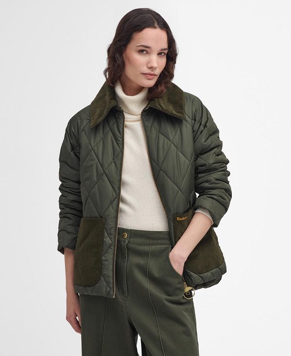 Barbour Dalroy Quilted Jacket Olive/Ancient | BABO89369