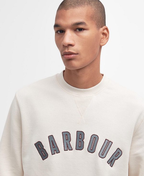 Barbour Danby Logo Sweatshirt Rainy Day | BABO88468