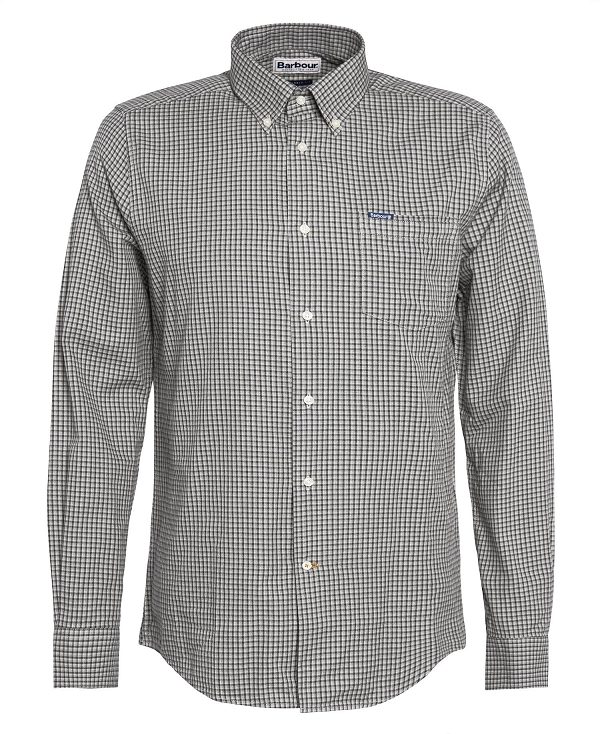 Barbour Darnick Tailored Shirt Green | BABO87667