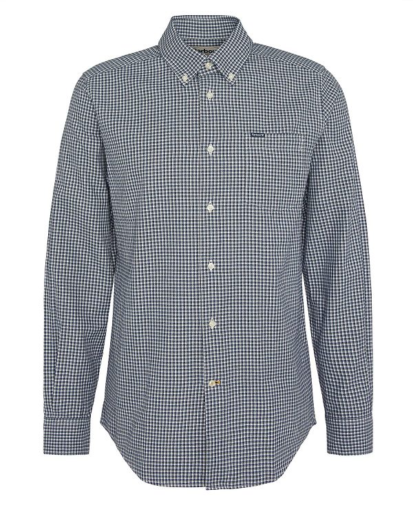 Barbour Darnick Tailored Shirt Navy | BABO87666