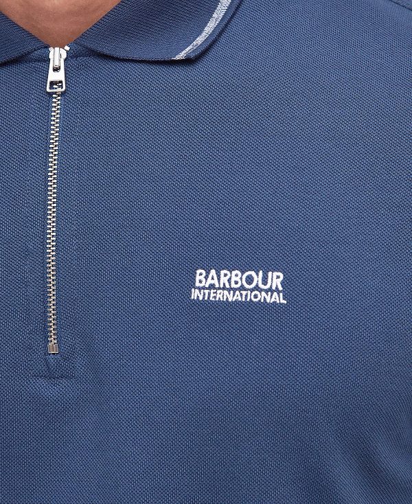 Barbour Dean Polo Shirt Navy | BABO88072