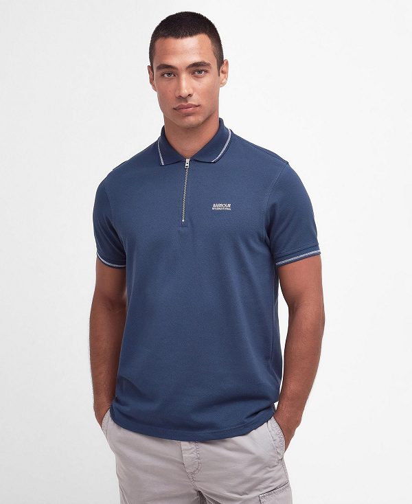 Barbour Dean Polo Shirt Navy | BABO88072