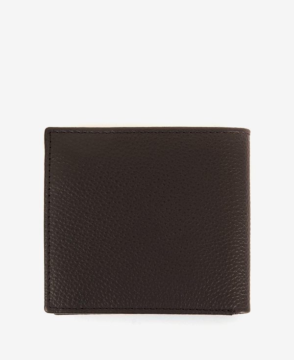 Barbour Debossed Logo Bifold Wallet Classic Black | BABO89167