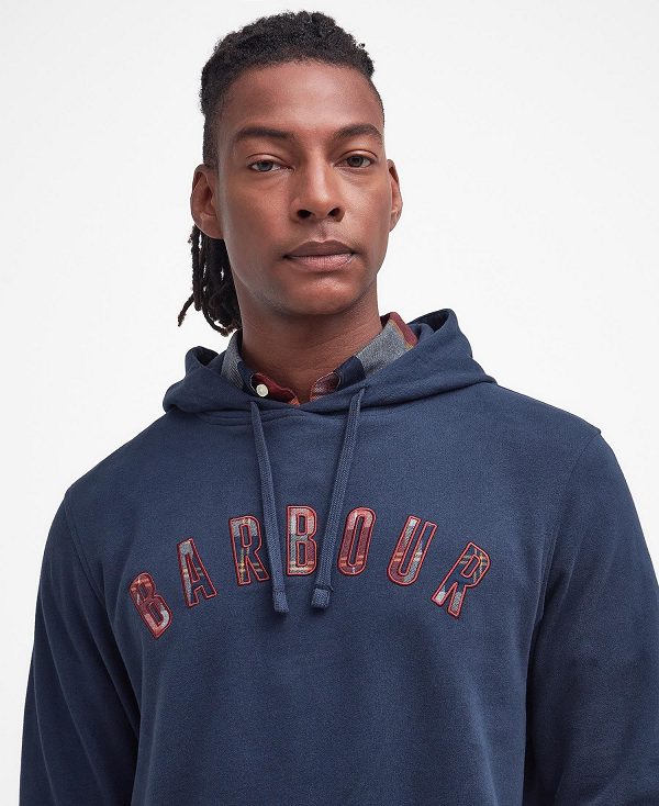 Barbour Debson Hoodie Classic Navy | BABO88443