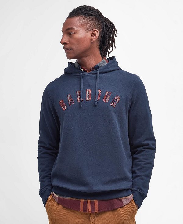 Barbour Debson Hoodie Classic Navy | BABO88443