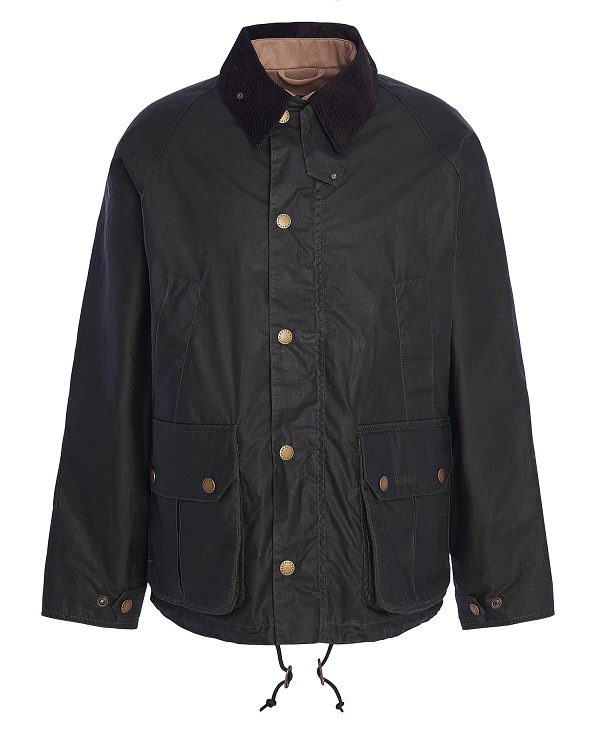 Barbour Deck Waxed Jacket Archive Olive | BABO87199