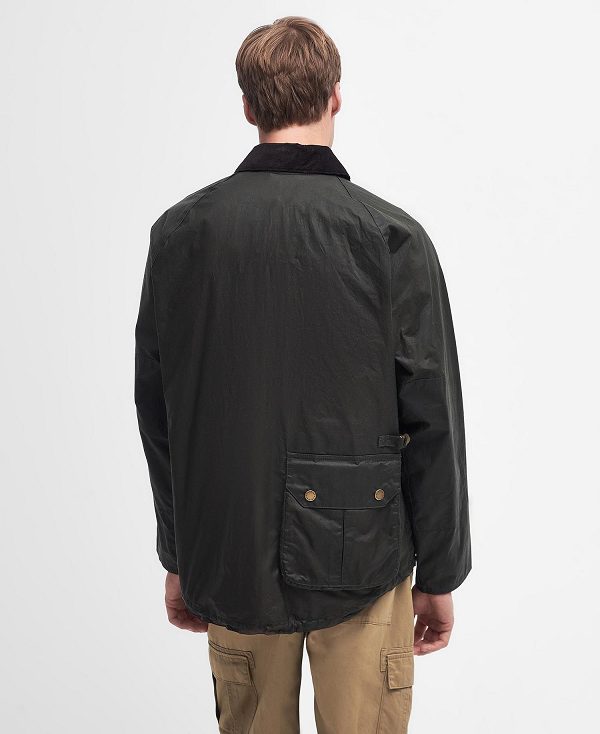 Barbour Deck Waxed Jacket Archive Olive | BABO87199