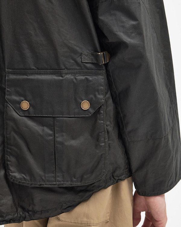 Barbour Deck Waxed Jacket Archive Olive | BABO87199