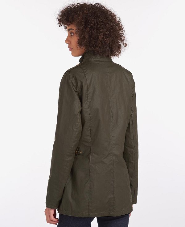 Barbour Defence Lightweight Waxed Jacket Archive Olive/Classic | BABO89185