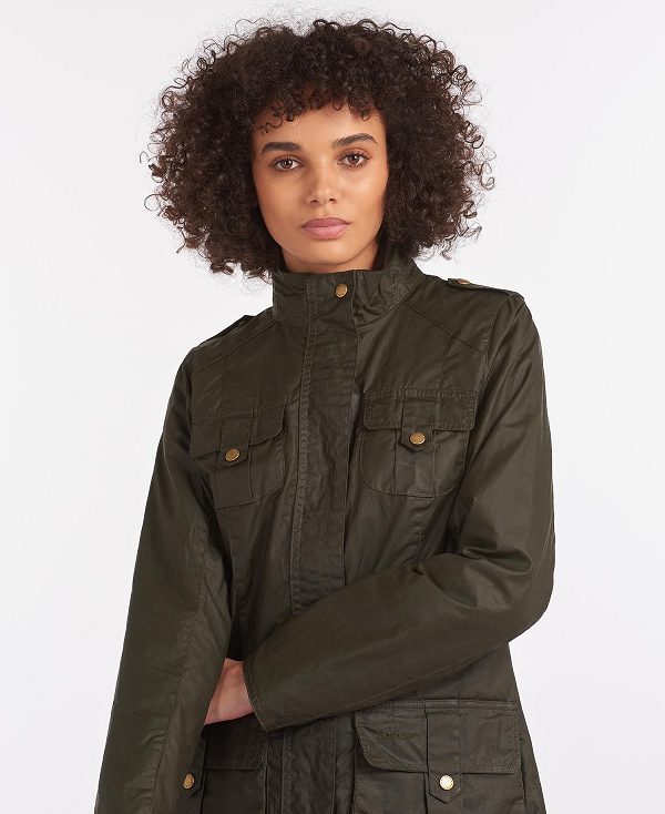 Barbour Defence Lightweight Waxed Jacket Archive Olive/Classic | BABO89185