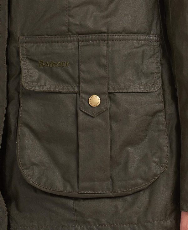 Barbour Defence Lightweight Waxed Jacket Archive Olive/Classic | BABO89185