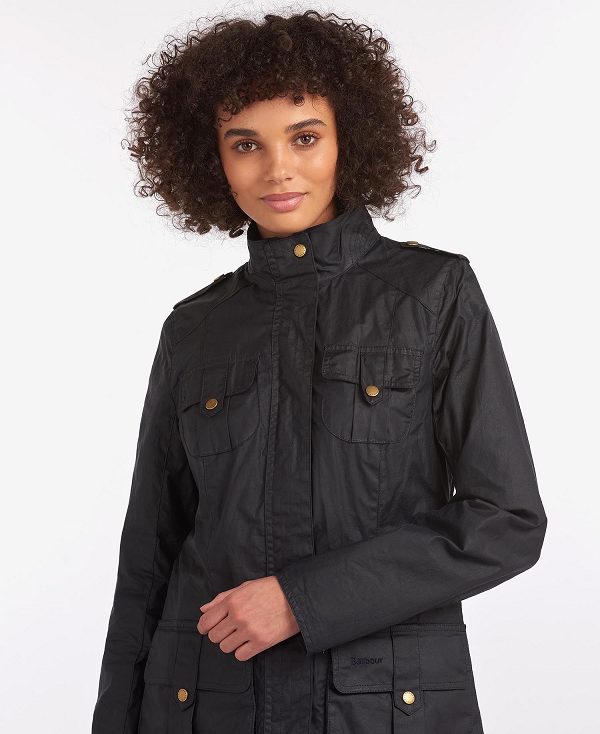 Barbour Defence Lightweight Waxed Jacket Royal Navy/Classic | BABO89187