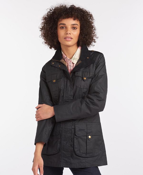 Barbour Defence Lightweight Waxed Jacket Royal Navy/Classic | BABO89187