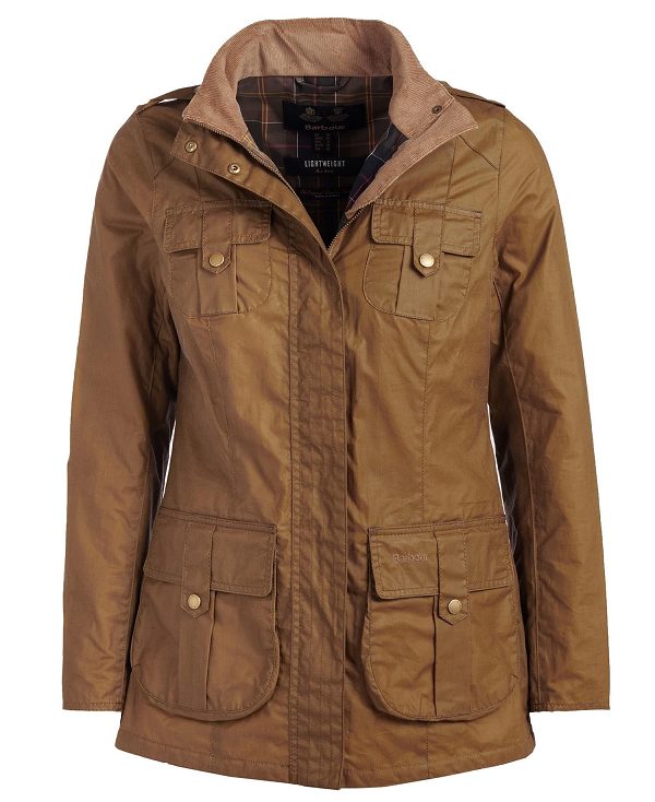 Barbour Defence Lightweight Waxed Jacket Sand/Classic | BABO89189