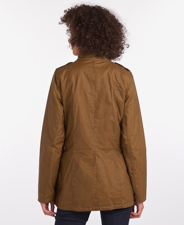 Barbour Defence Lightweight Waxed Jacket Sand/Classic | BABO89189