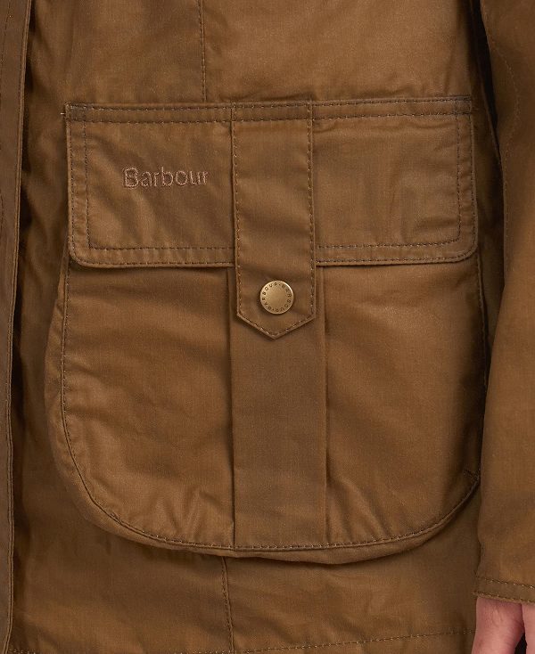 Barbour Defence Lightweight Waxed Jacket Sand/Classic | BABO89189