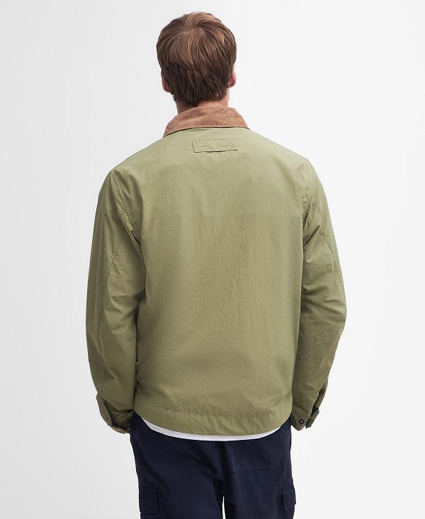 Barbour Denby Casual Jacket Bleached Olive | BABO87483