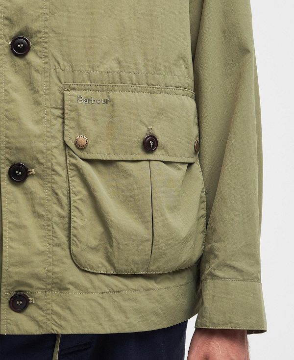 Barbour Denby Casual Jacket Bleached Olive | BABO87483