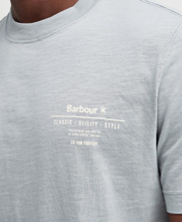 Barbour Denison Relaxed T-shirt Blue | BABO88392