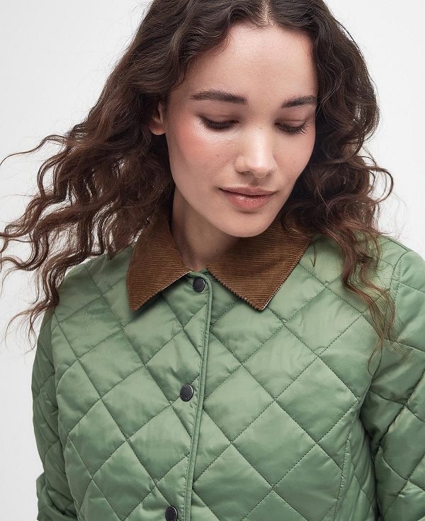 Barbour Deveron Quilted Jacket Bayleaf | BABO89295