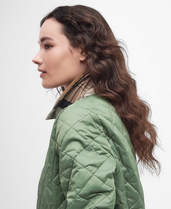 Barbour Deveron Quilted Jacket Bayleaf | BABO89295