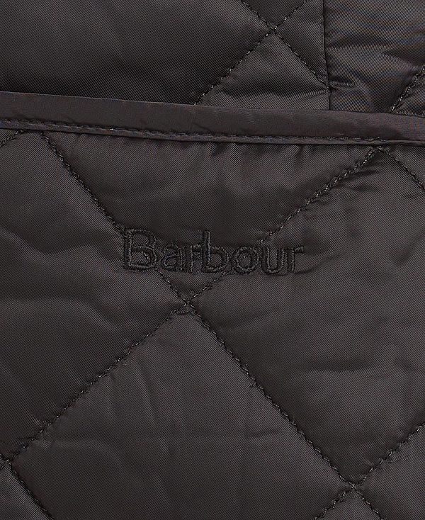 Barbour Deveron Quilted Jacket Black/Olive | BABO89258