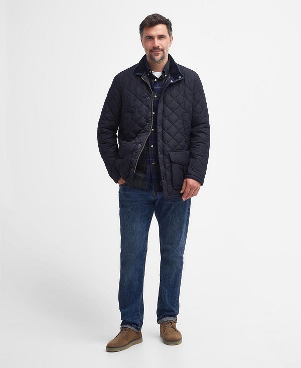 Barbour Devon Quilted Jacket Navy | BABO87368