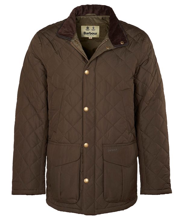 Barbour Devon Quilted Jacket Olive | BABO87367