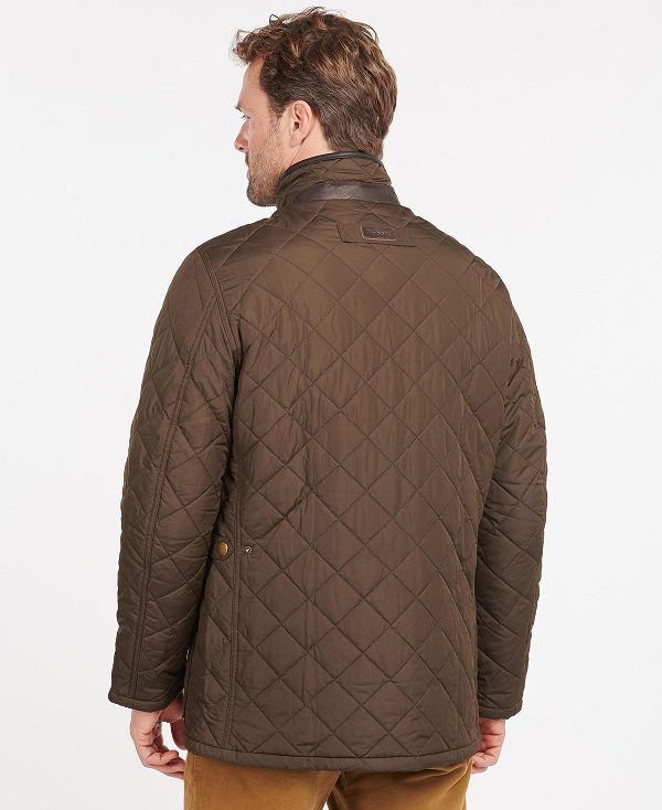 Barbour Devon Quilted Jacket Olive | BABO87367