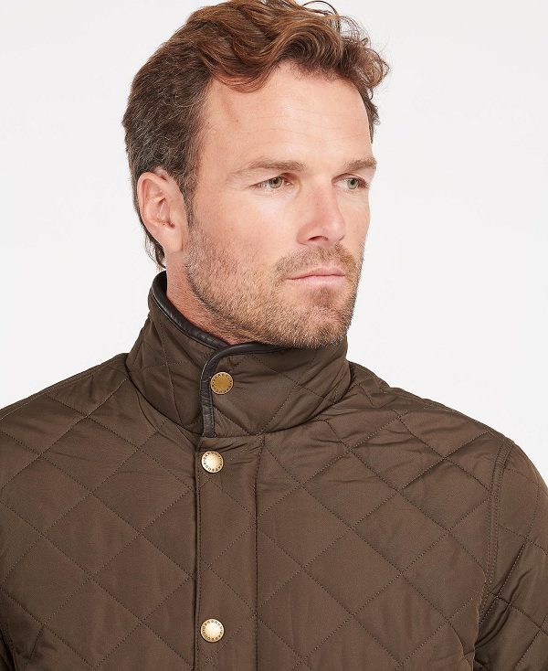 Barbour Devon Quilted Jacket Olive | BABO87367