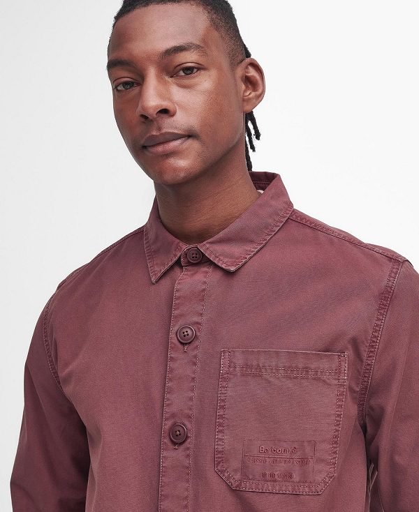 Barbour Dewsbury Overshirt Dark Slate | BABO87989