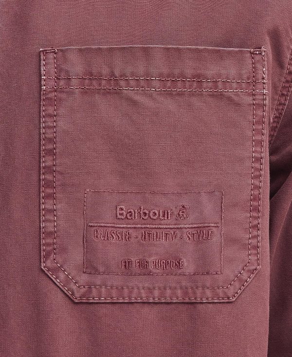 Barbour Dewsbury Overshirt Dark Slate | BABO87989