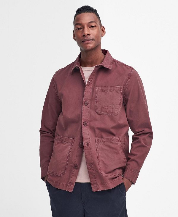 Barbour Dewsbury Overshirt Dark Slate | BABO87989