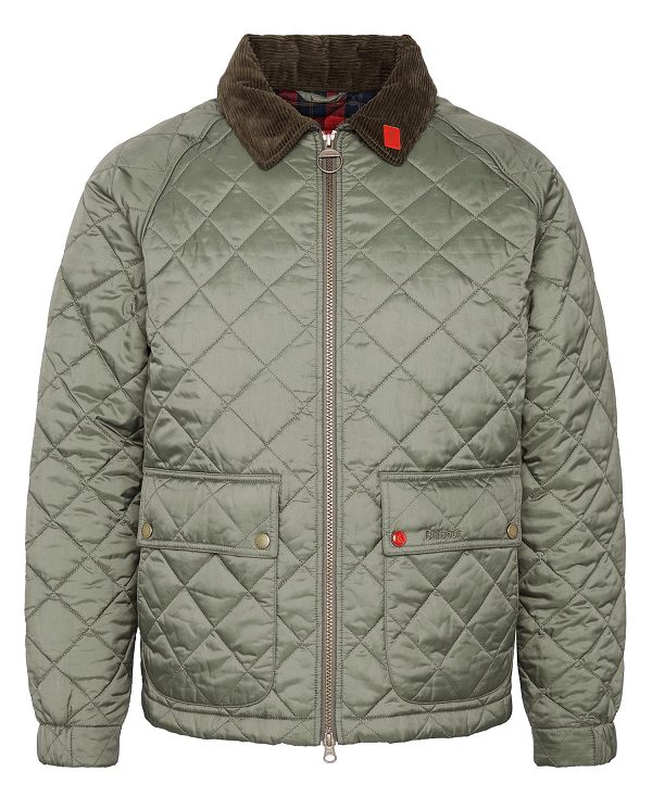 Barbour Dom Quilted Jacket Light Moss | BABO87324