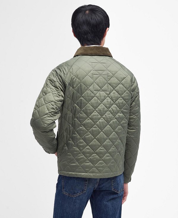 Barbour Dom Quilted Jacket Light Moss | BABO87324