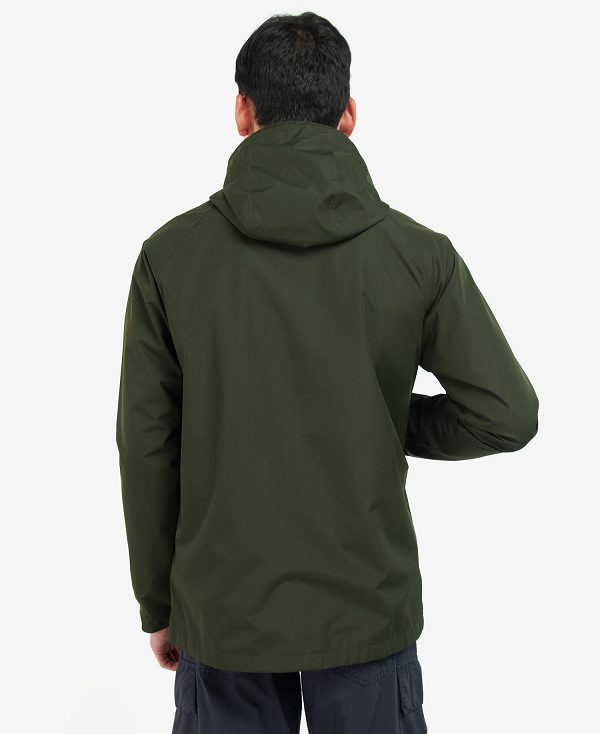 Barbour Domus Waterproof Jacket Green | BABO87409