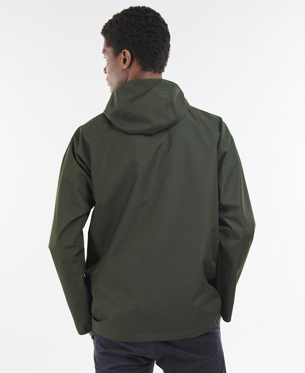 Barbour Domus Waterproof Jacket Green | BABO87413