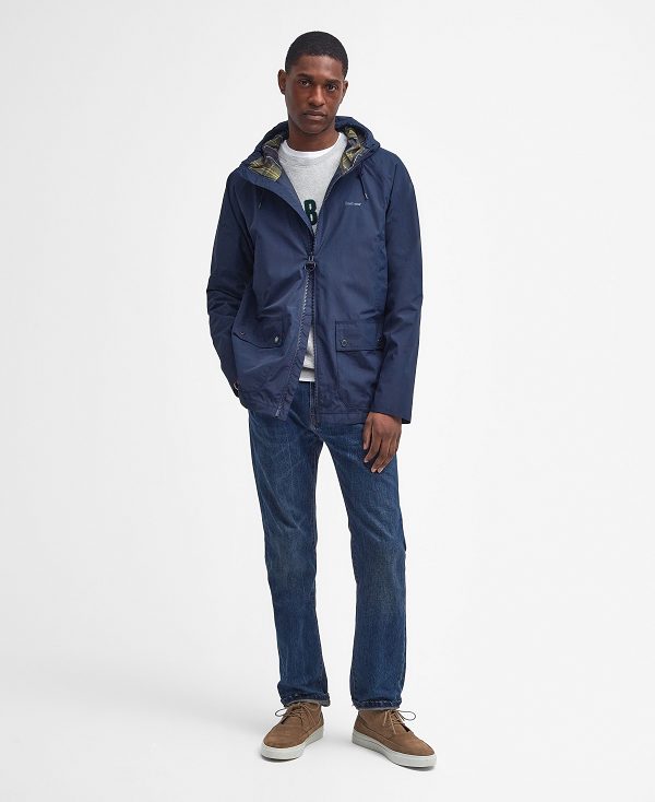 Barbour Domus Waterproof Jacket Navy | BABO87417