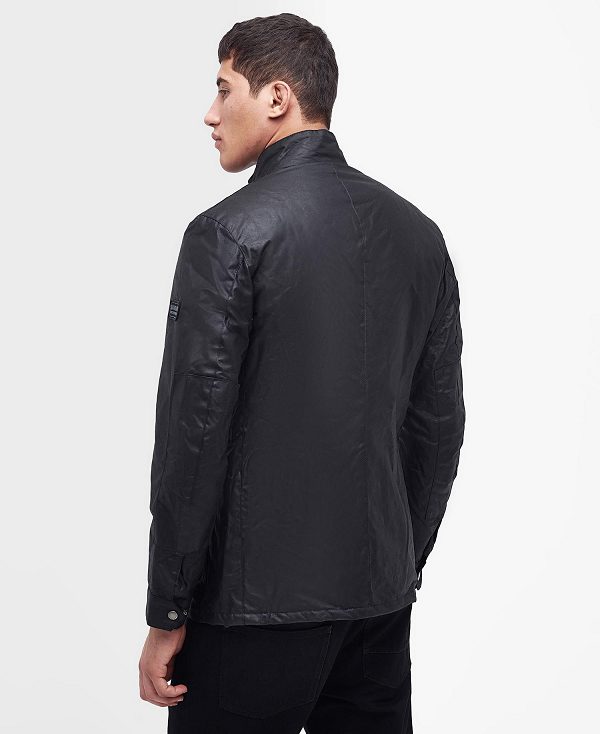 Barbour Duke Wax Jacket Black | BABO87175