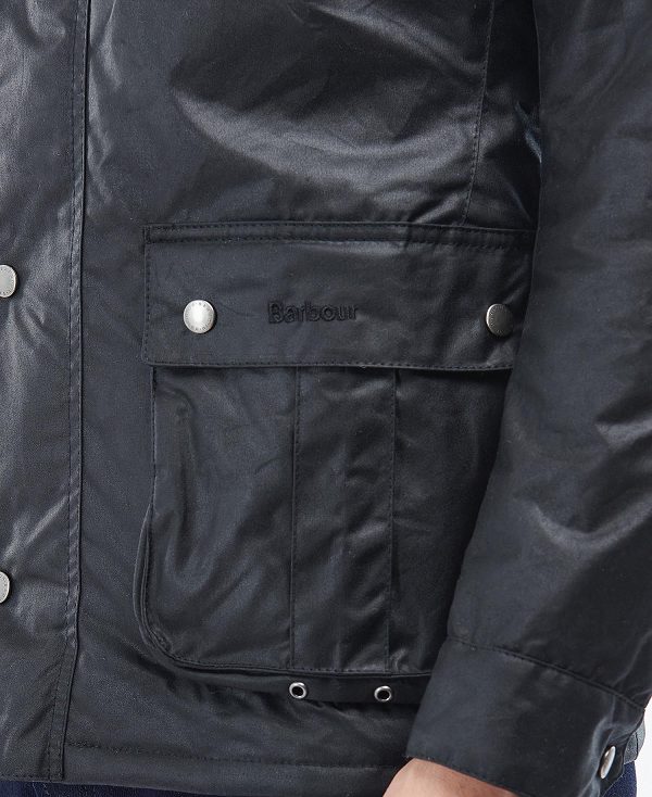 Barbour Duke Wax Jacket Navy | BABO87177