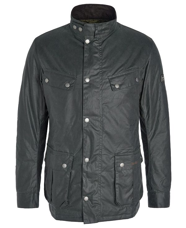 Barbour Duke Wax Jacket Sage | BABO87182