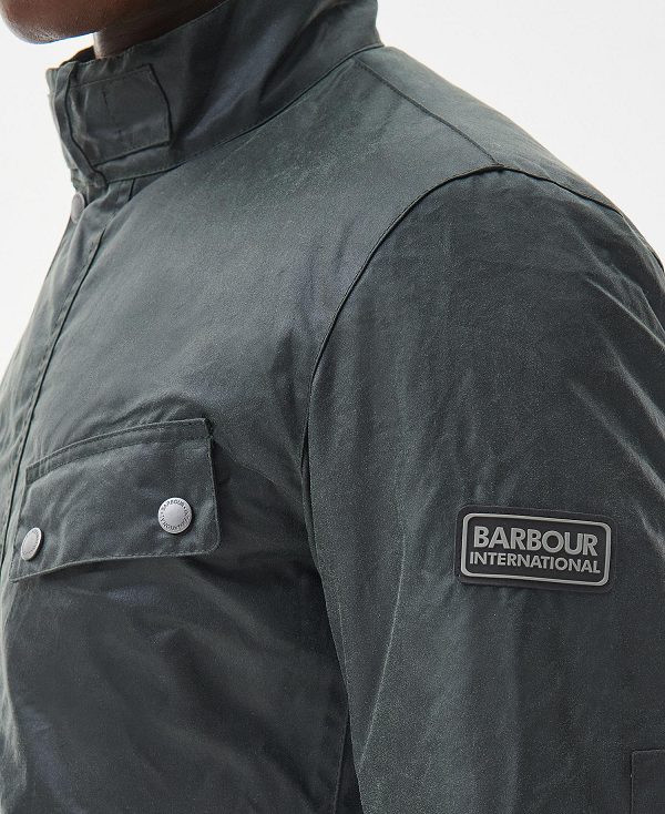 Barbour Duke Wax Jacket Sage | BABO87182