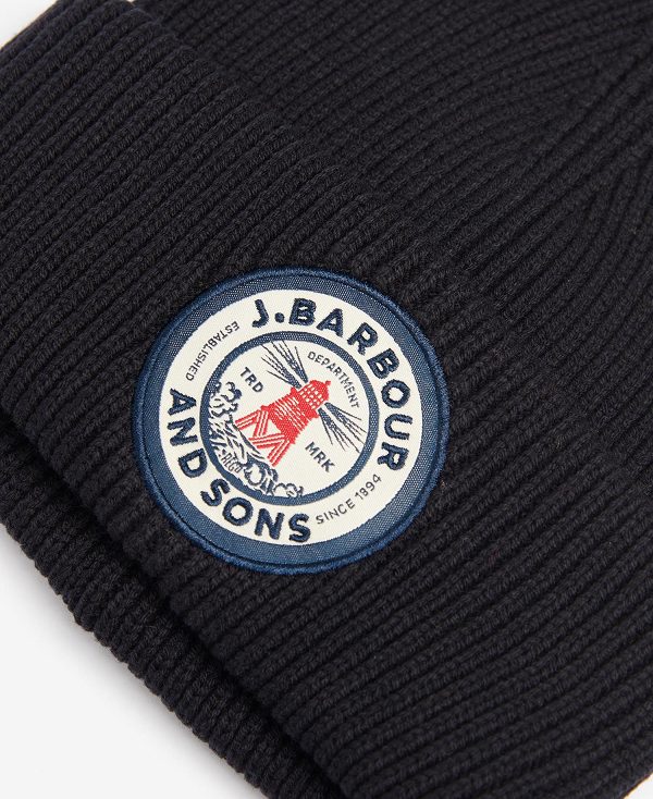 Barbour Dunford Beanie Classic Navy | BABO89056