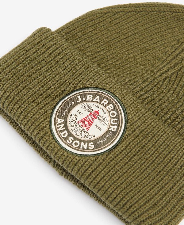 Barbour Dunford Beanie Green | BABO89055